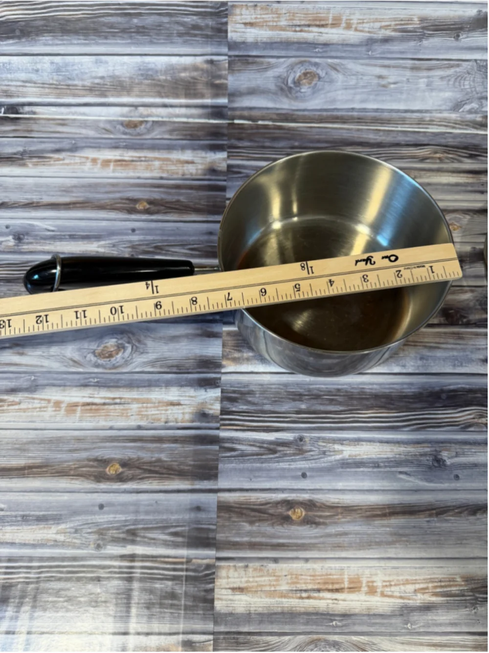 Revere ware stainless 2 quart sauce pan with lid USA made